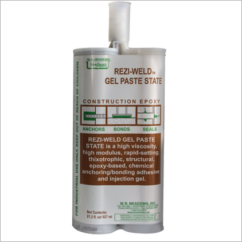 WR REZI WELD GEL PASTA 22oz..DOBLE CARTUCHO